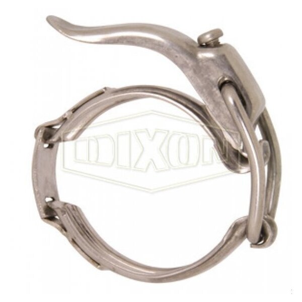 Toggle Sanitary Clamp, 2-1/2 in Tube, 304 SS, Domestic